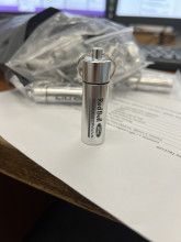 Earplugs in Branded Metal Keyring Container