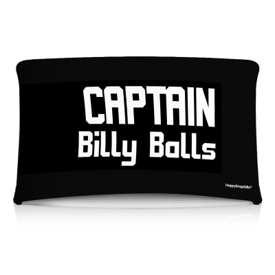 20cm (Tube Approx. 40cm x 7cm) Black (Personalised with Text)