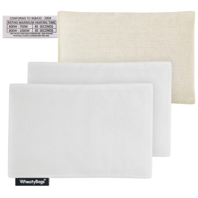 Small Rectangle Heat Pack 2 Disposable Covers from WheatyBags®