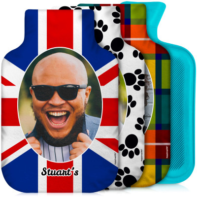 Personalised Photo Hot Water Bottle from HappySnapGifts®
