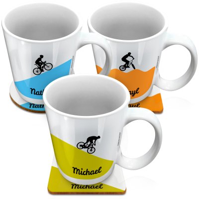 Personalised Cycling Mug
