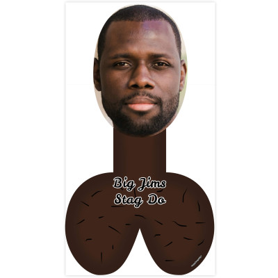 (Dark Skin Tone) 110cm x 55cm (70gsm) (Personalised with Text)
