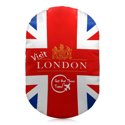 Oval (30cm x 20cm) Soft Velvet Polyester Fabric + Removable Cover (Zip + Overlocking Inside)
