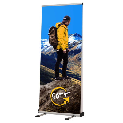Budget Banner (2000mm x 800mm) + Fixed Height Pole & Carry Bag