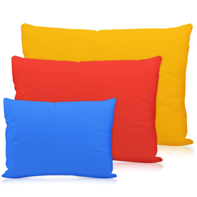 - 57cm x 40cm Soft Velvet Polyester Fabric + Removable Cover (Zip + Overlocking Inside)