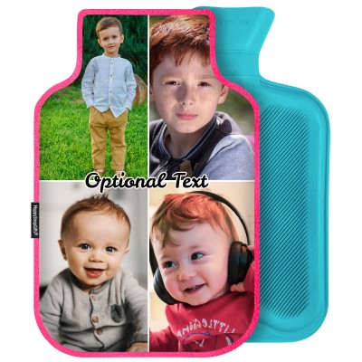 2 Litre - Hot Pink (Fuchsia) Fleece Fabric (Personalised with Text)