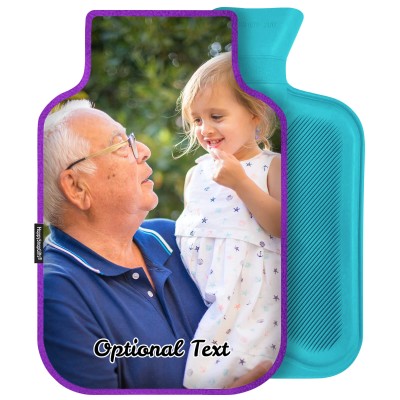 2 Litre - Purple Fleece Fabric (Personalised with Text)