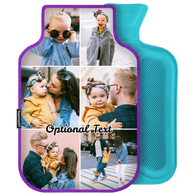 2 Litre - Purple Fleece Fabric (Personalised with Text)
