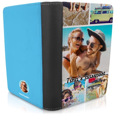 (UK Standard 21cm) (No Icon) Sky Blue (Personalised with Text)
