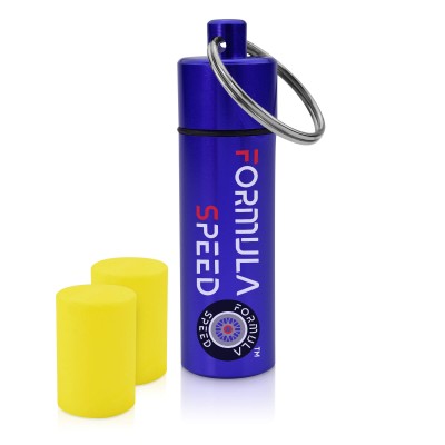 Approx. 60mm x 12mm - Blue Keyring Loop at Top