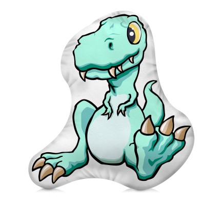 (Approx. 25cm) with T Rex Design Soft Velvet Polyester Fabric