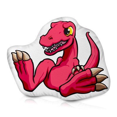 (Approx. 25cm) with Velociraptor Design Soft Velvet Polyester Fabric