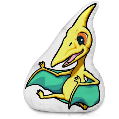 (Approx. 40cm) eith Pterodactyl Design Soft Velvet Polyester Fabric