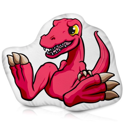 (Approx. 40cm) with Velociraptor Design Soft Velvet Polyester Fabric