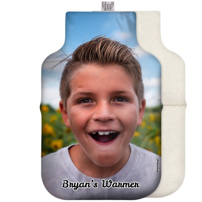 (27cm) Soft Velvet Polyester Fabric with Removable Cover (Personalised with Text)