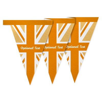 - 1 Metre with 8 Flags (20cm) Orange Mock Suede Polyester Fabric