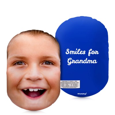 (20cm) Royal Blue Soft Velvet Polyester Fabric (Personalised with Text)