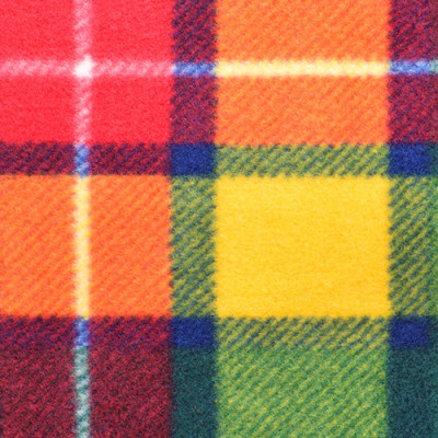 (1m Length) - Tartan Fleece Fabric