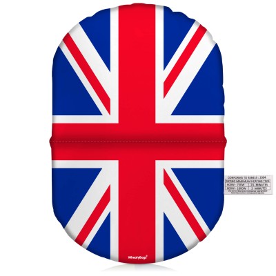 (32cm) Red, White and Blue (Classic) Soft Velvet Polyester Fabric (Personalised with Text)
