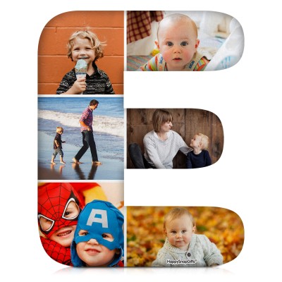 (Hand Cut - Larger Size) Soft Velvet Polyester Fabric - Letter E