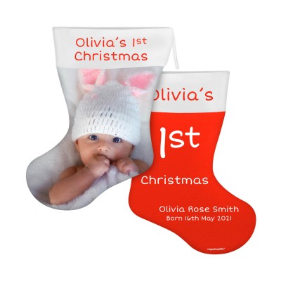 (25cm) Red Soft Velvet Polyester Fabric (Personalised with Text)