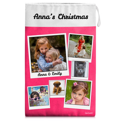 Medium (50cm Size) Hot Pink (Fuchsia) Soft Velvet Polyester Fabric (Personalised with Text)