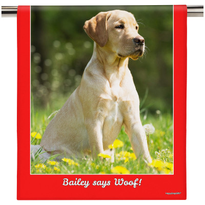 (58cm) Colour Frame Theme Red (Personalised with Text)