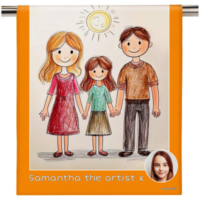 (58cm) Burnt Orange (Personalised with Text)