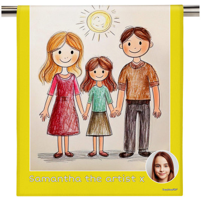 (58cm) Yellow (Personalised with Text)