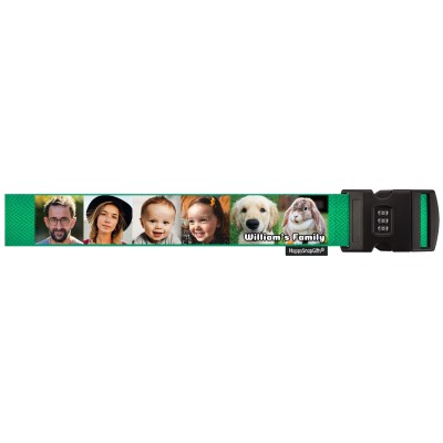 (250cm) - Green with Combination Lock (Personalised with Text)