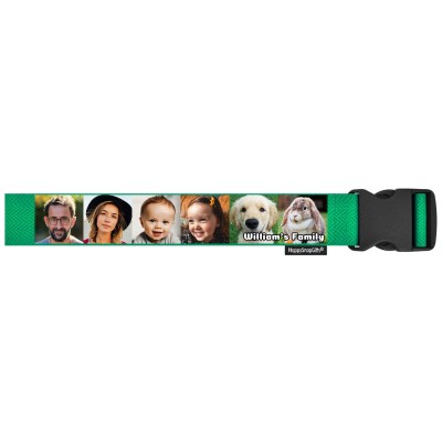 (250cm) - Green with Standard Buckle (Personalised with Text)