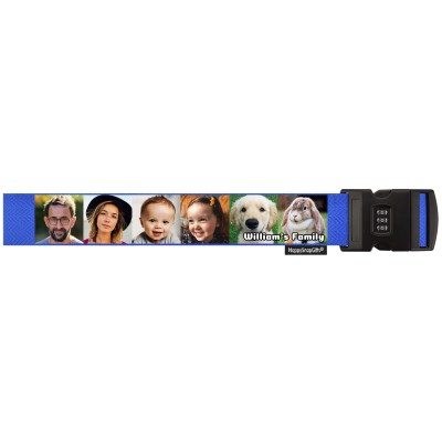 (250cm) - Royal Blue with Combination Lock (Personalised with Text)