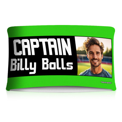 20cm (Tube Approx. 40cm x 7cm) Bright Green (Personalised with Text)
