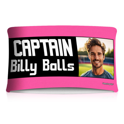 20cm (Tube Approx. 40cm x 7cm) Hot Pink (Fuchsia) (Personalised with Text)