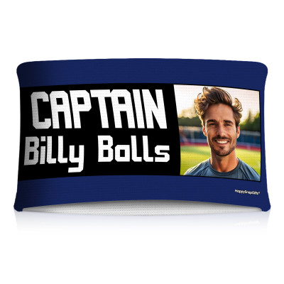 20cm (Tube Approx. 40cm x 7cm) Navy Blue (Personalised with Text)