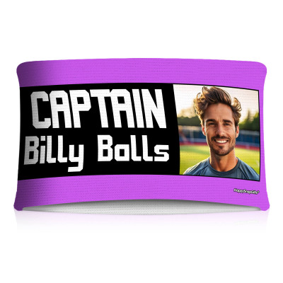 15cm (Tube Approx. 30cm x 7cm) Purple (Personalised with Text)