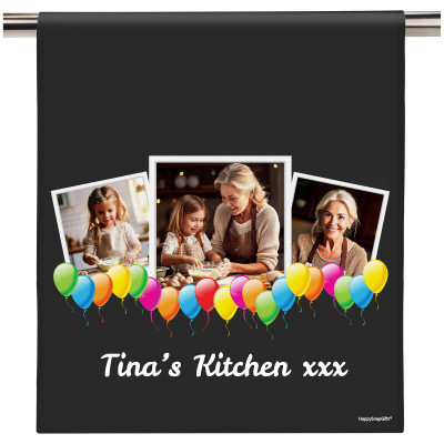 (58cm) Black (Personalised with Text)