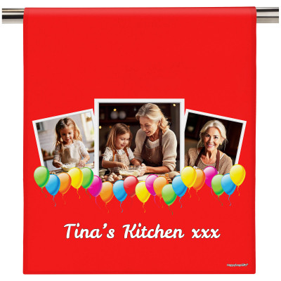 (58cm) Red (Personalised with Text)