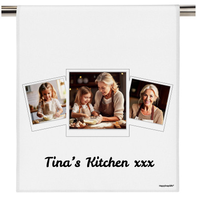 (58cm) White (Personalised with Text)