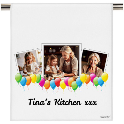(58cm) White (Personalised with Text)