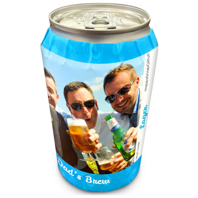 (1 Label) (Sky Blue) (Personalised with Text)