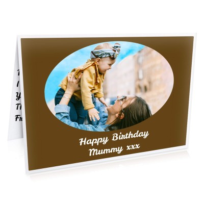 (A5) (Brown) (Personalised with Text)