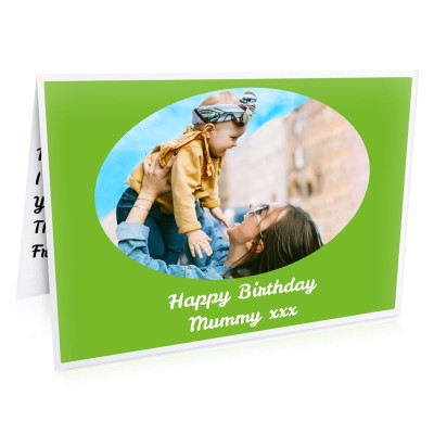 (A5) (Green) (Personalised with Text)