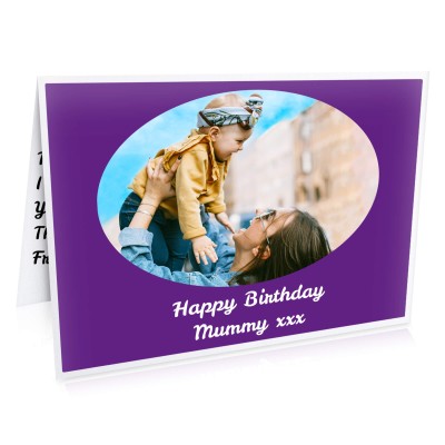 (A5) (Purple) (Personalised with Text)