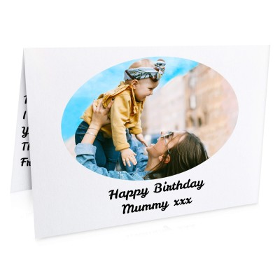(A5) (White) (Personalised with Text)