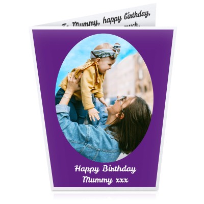 (A5) (Purple) (Personalised with Text)