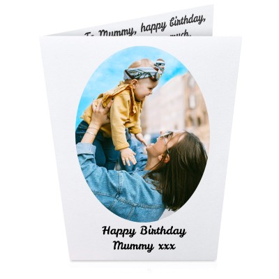 (A5) (White) (Personalised with Text)