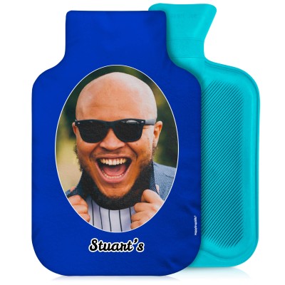 800ml Royal Blue Soft Velvet Polyester Fabric and Removable Cover (Personalised with Text)
