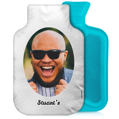 800ml White Soft Velvet Polyester Fabric and Removable Cover (Personalised with Text)