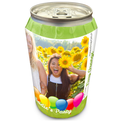 (1 Label) with Balloon Design (Green) (Personalised with Text)